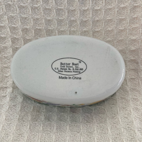 Cooks Street Fruit Pattern 1/2 Stick Butter Boat - Picture 6 of 9